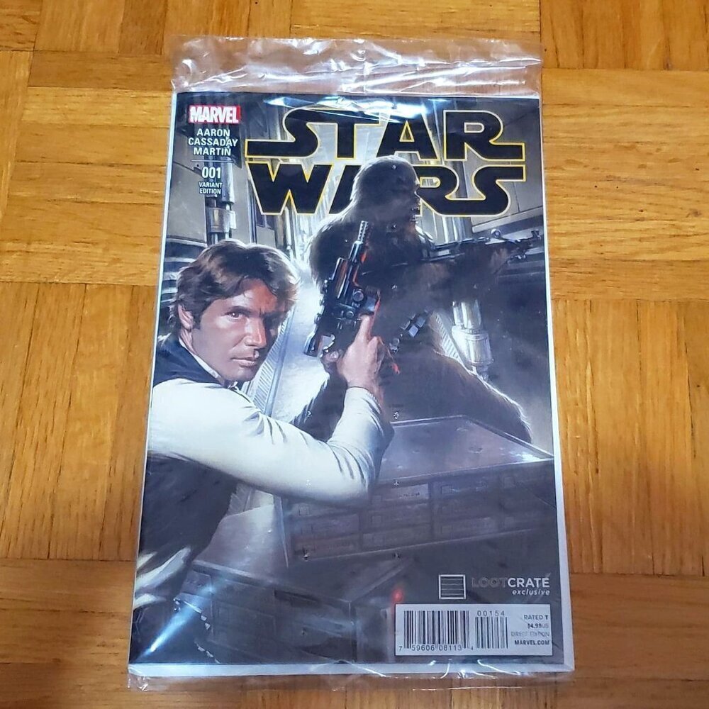 *3 for $30* Star Wars #001 - Loot Crate Variant Comic - Han Solo & Chewbacca
